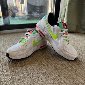 Nike Air Max White Neon Sneakers